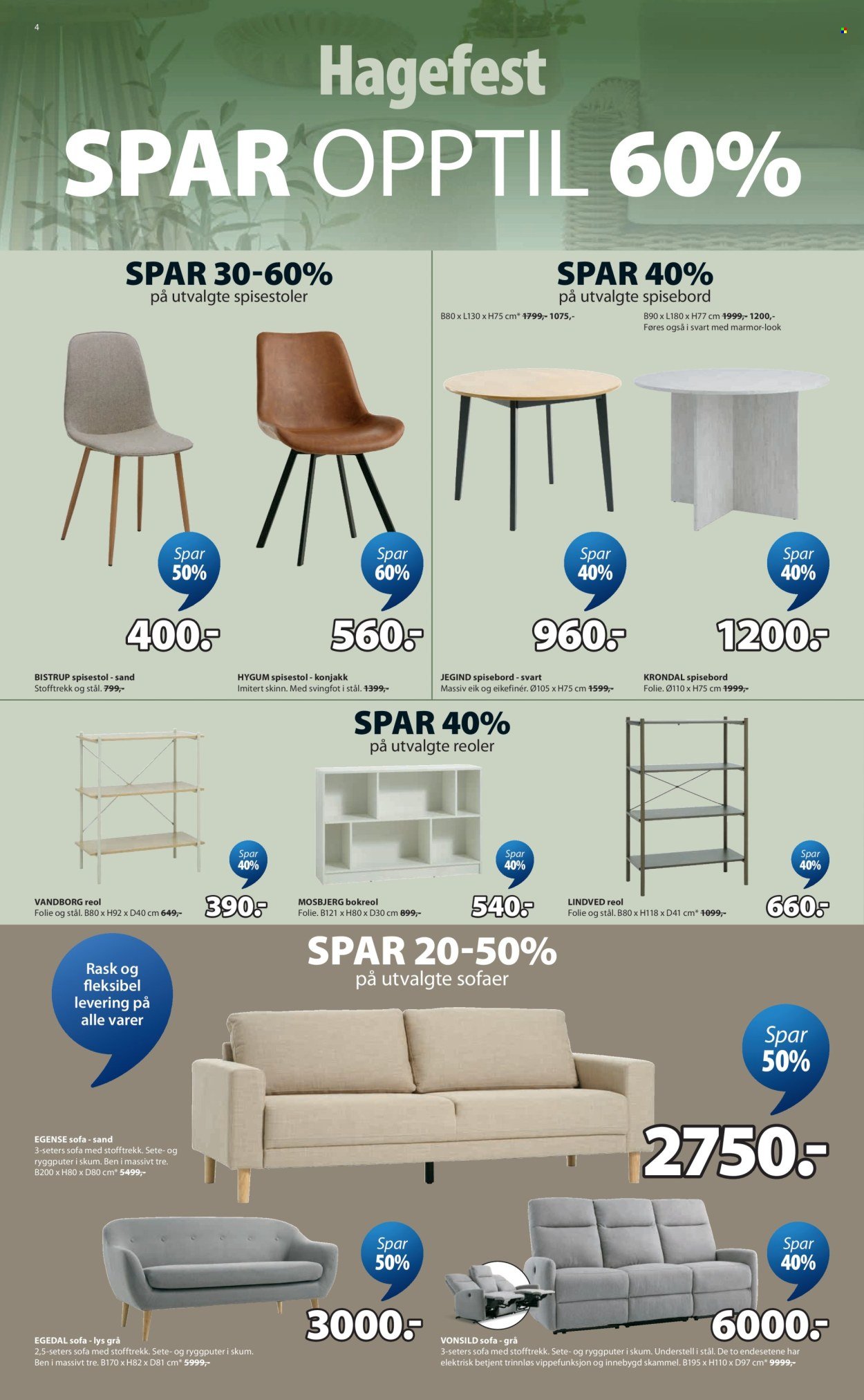 JYSK kundeavis - Fra mandag 20. april 2026 (2026-04-20 - 2026-04-25)