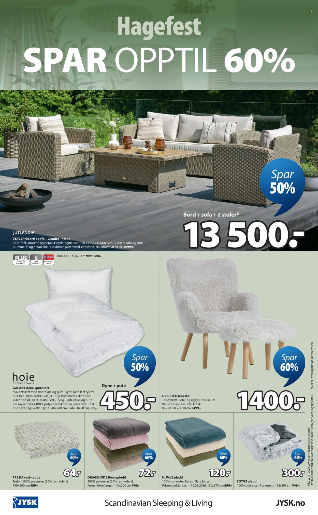 JYSK kundeavis - Fra mandag 20. april 2026 (2026-04-20 - 2026-04-25)