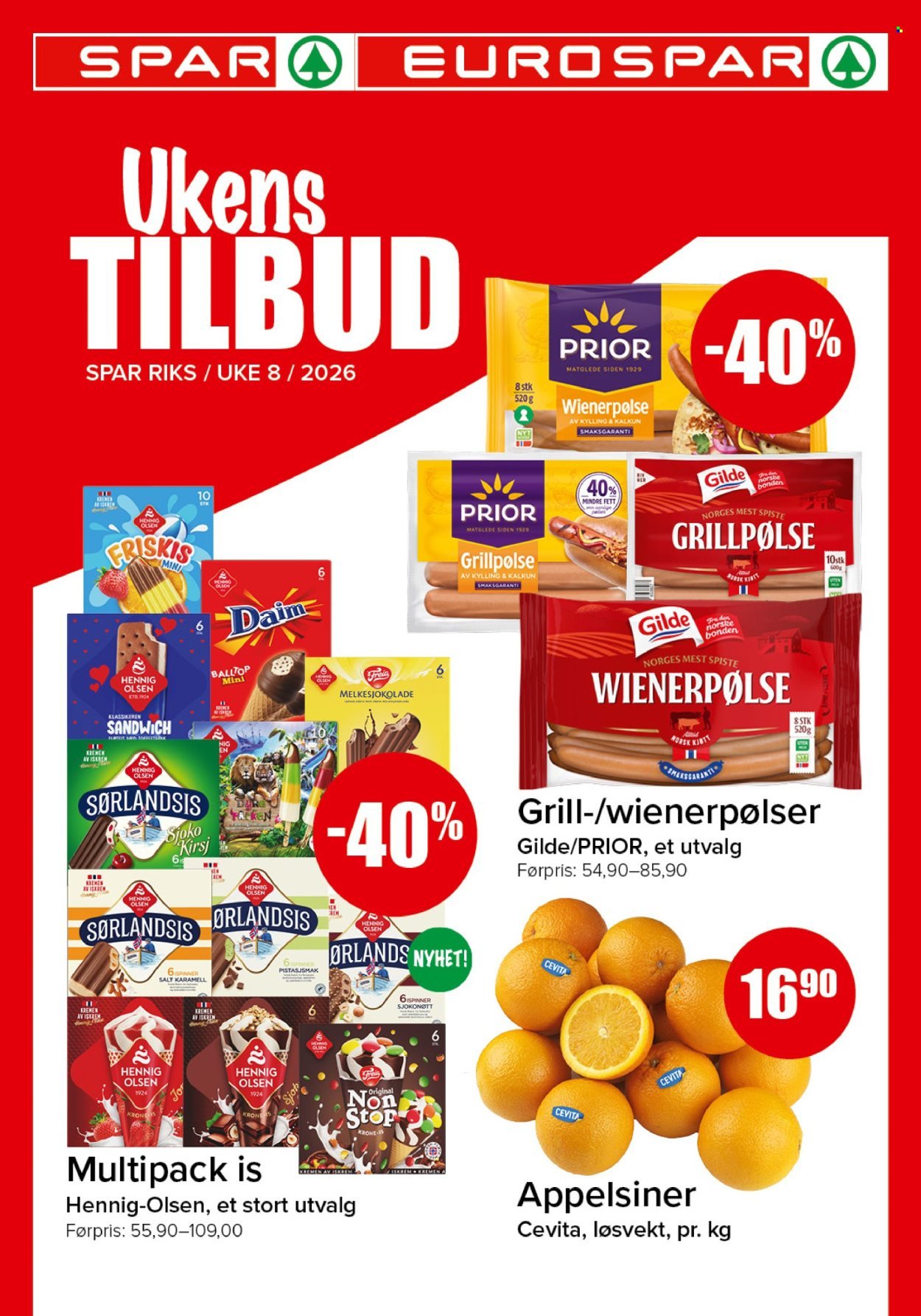SPAR kundeavis - SPAR, EUROSPAR (2026-02-16 - 2026-02-22)