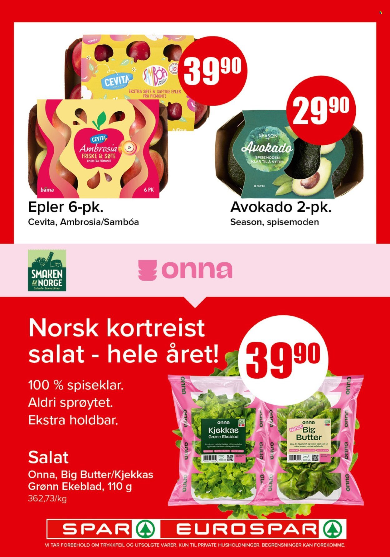 SPAR kundeavis - SPAR, EUROSPAR (2026-02-16 - 2026-02-22)