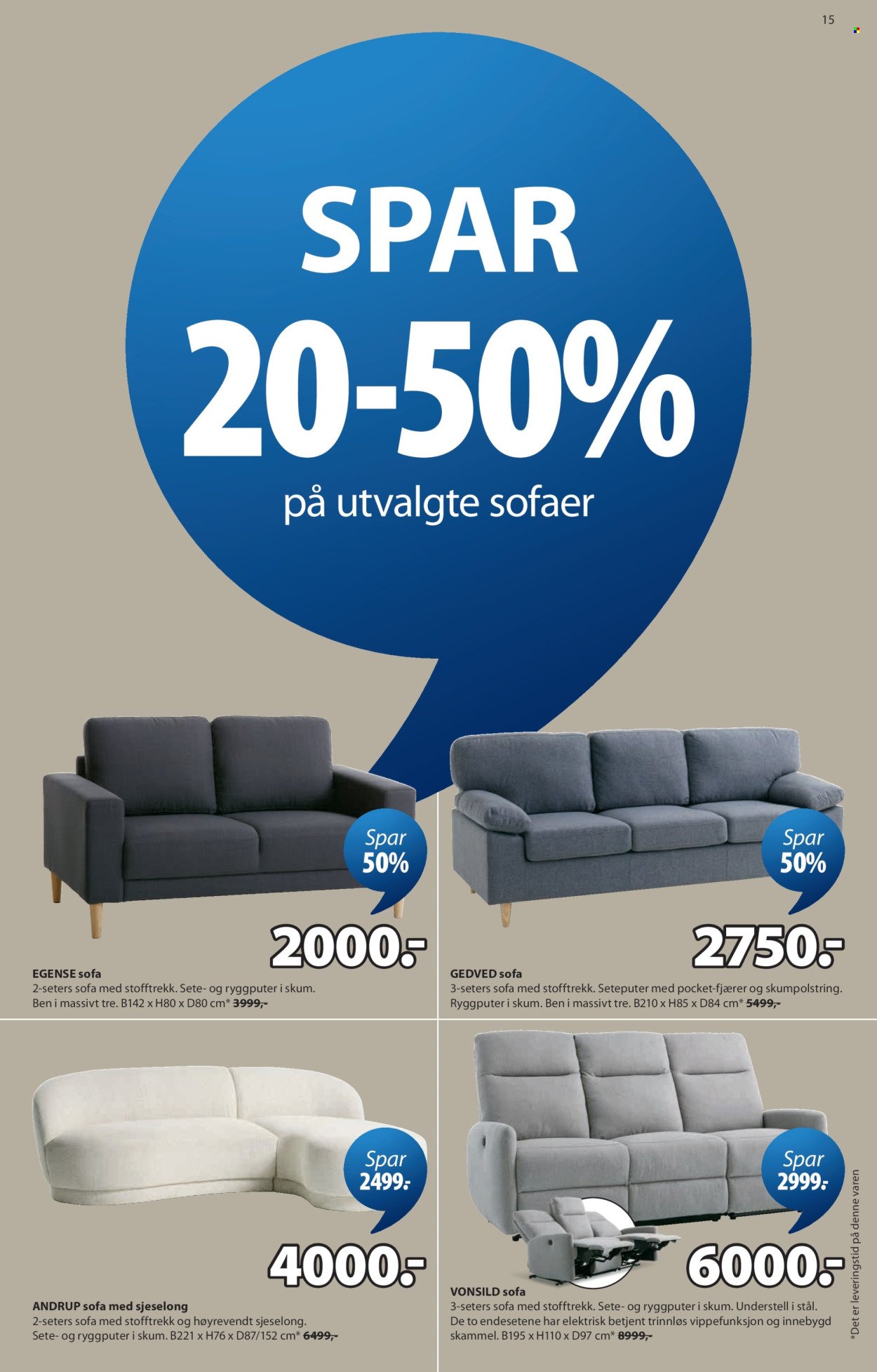 JYSK kundeavis - Fra mandag 7. september 2026