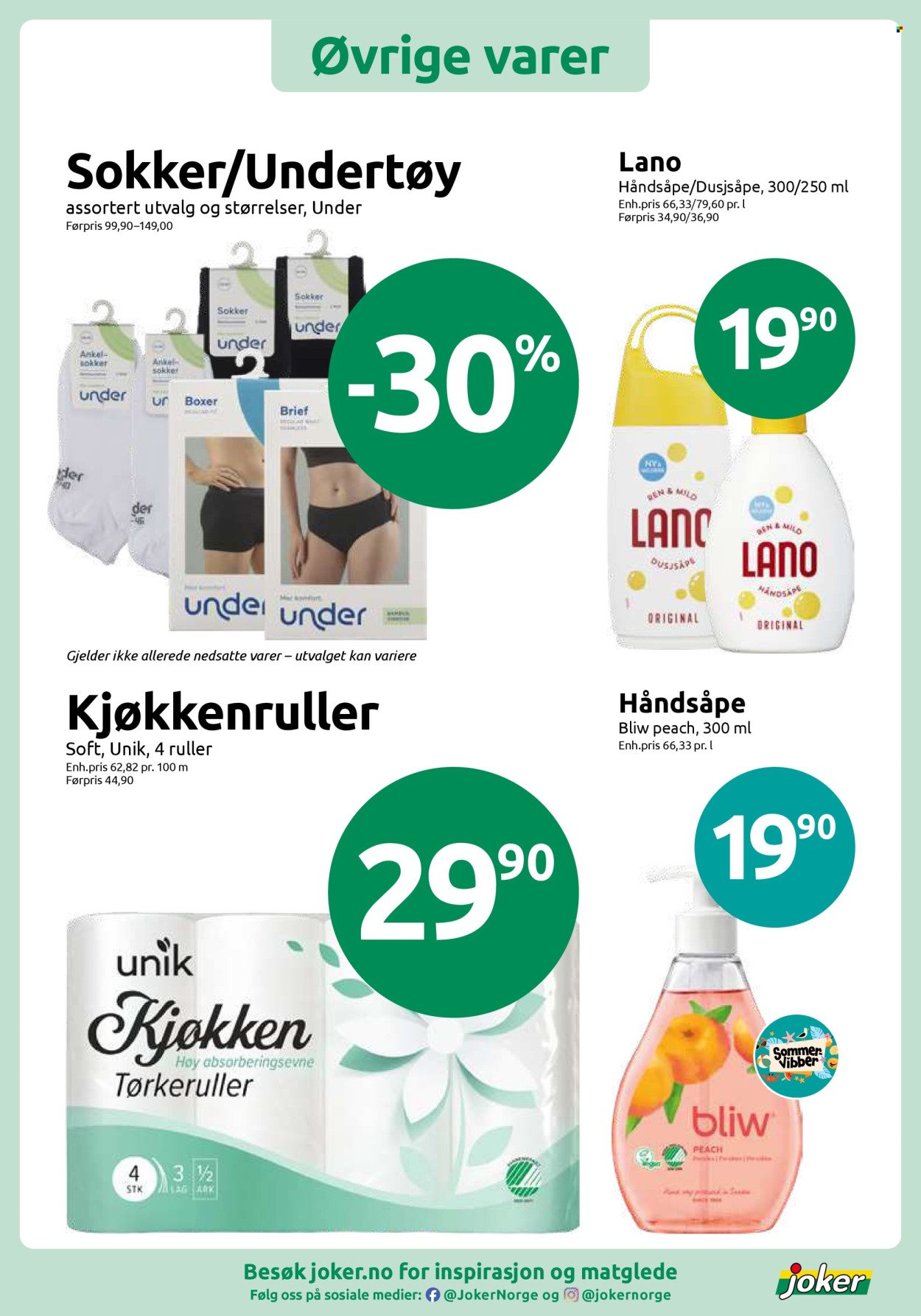 JOKER kundeavis - Fra mandag 13. juli 2026