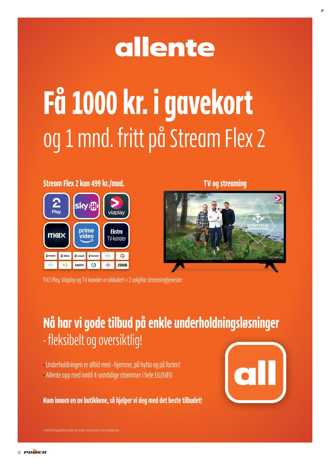 POWER kundeavis - Fra mandag 22. september 2025 (2025-09-22 - 2025-09-28)