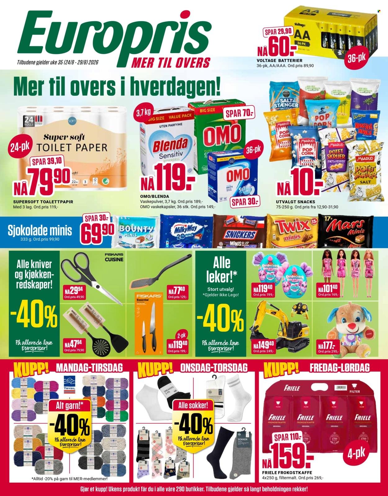 EUROPRIS kundeavis - Fra mandag 24. august 2026