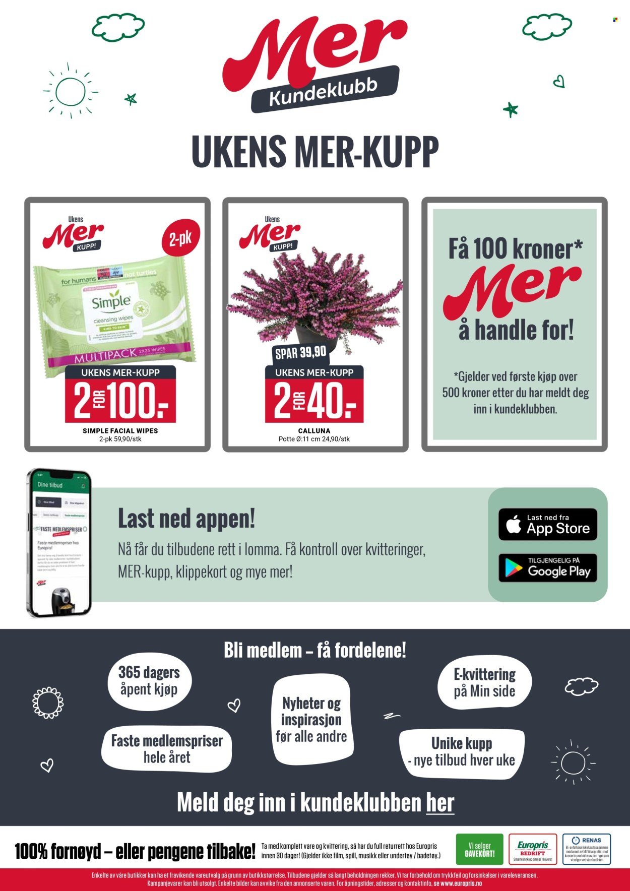 EUROPRIS kundeavis - Fra mandag 24. august 2026