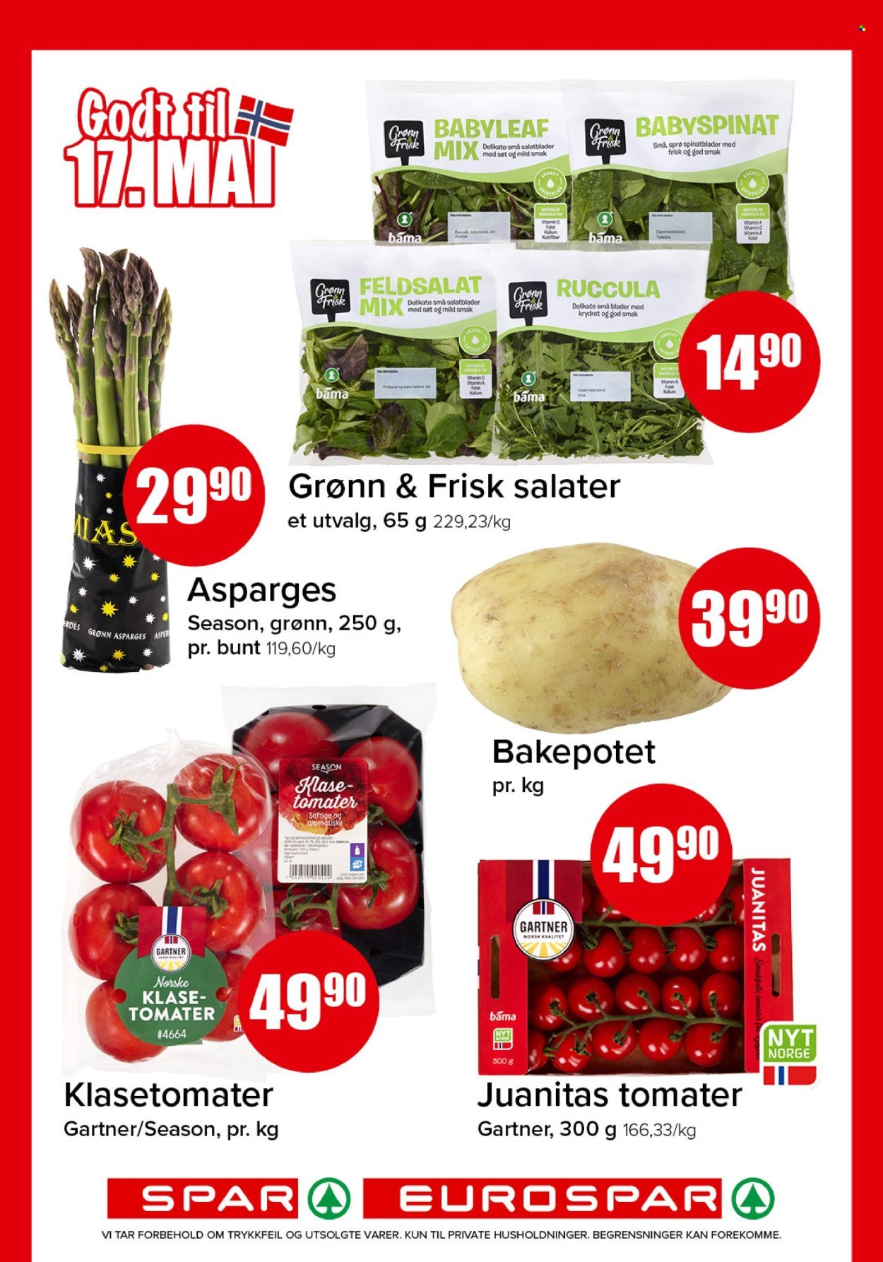 SPAR kundeavis - SPAR, EUROSPAR (2026-05-11 - 2026-05-17)
