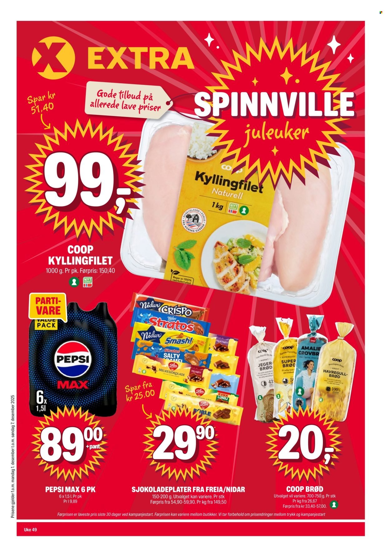 COOP EXTRA kundeavis - Uke 49 (2025-12-01 - 2025-12-07)