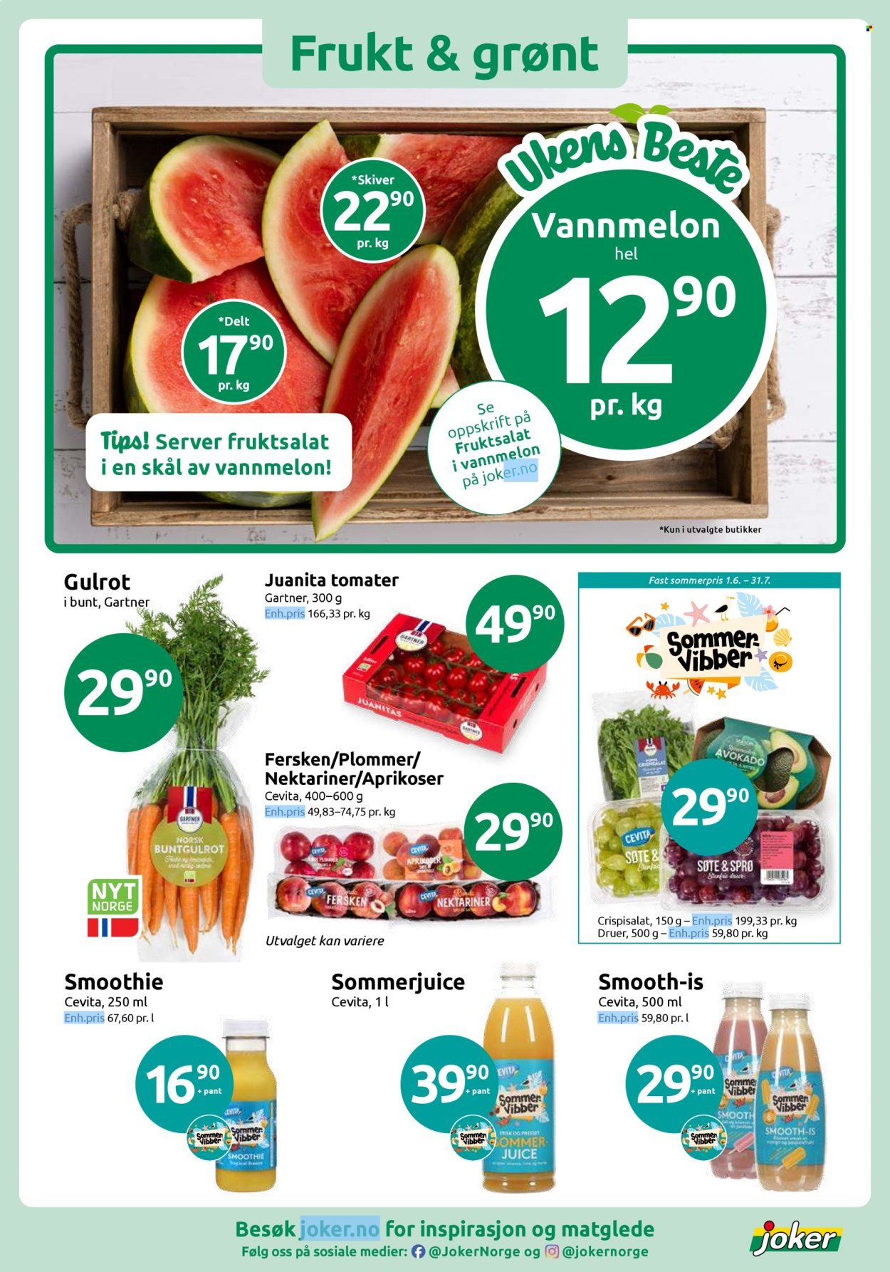 JOKER kundeavis - Fra søndag 5. juli 2026
