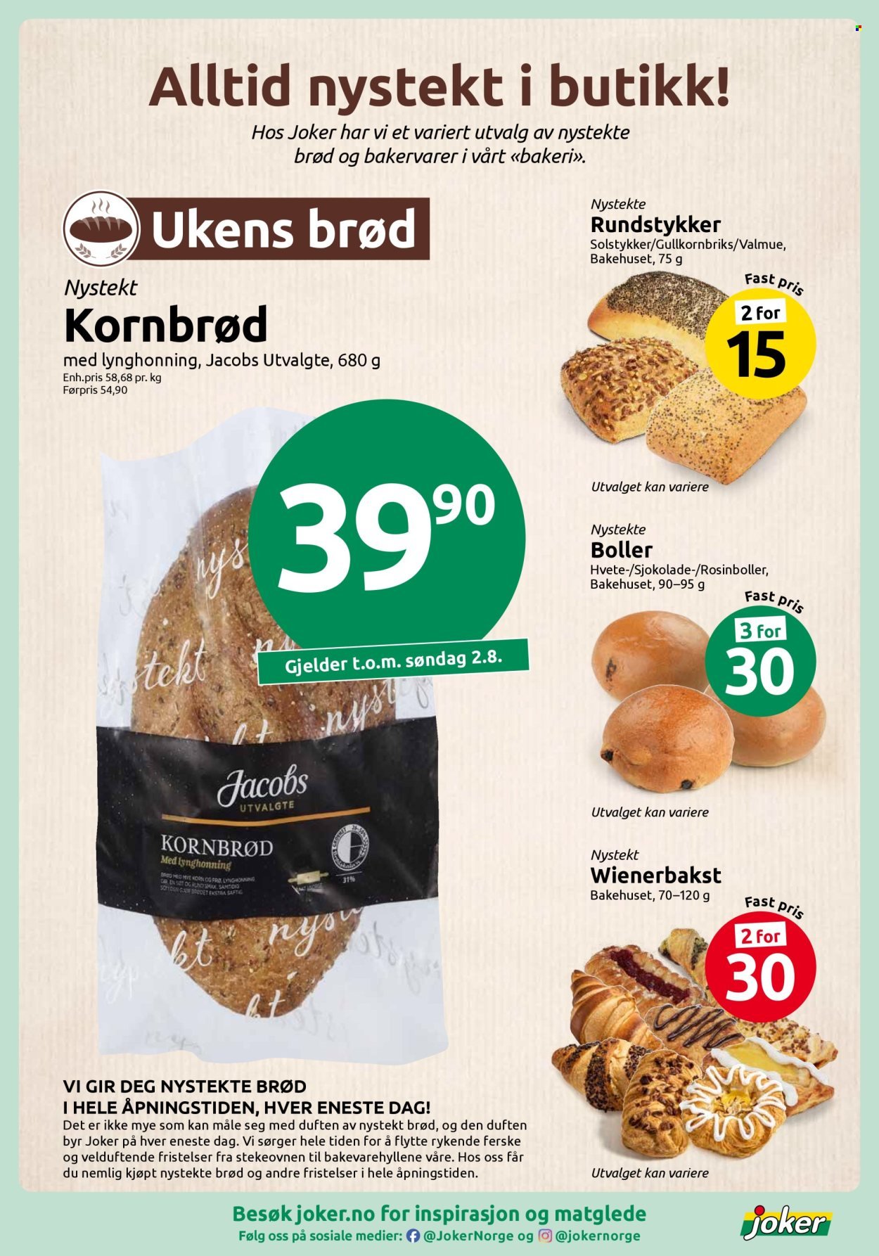 JOKER kundeavis - Fra søndag 26. juli 2026