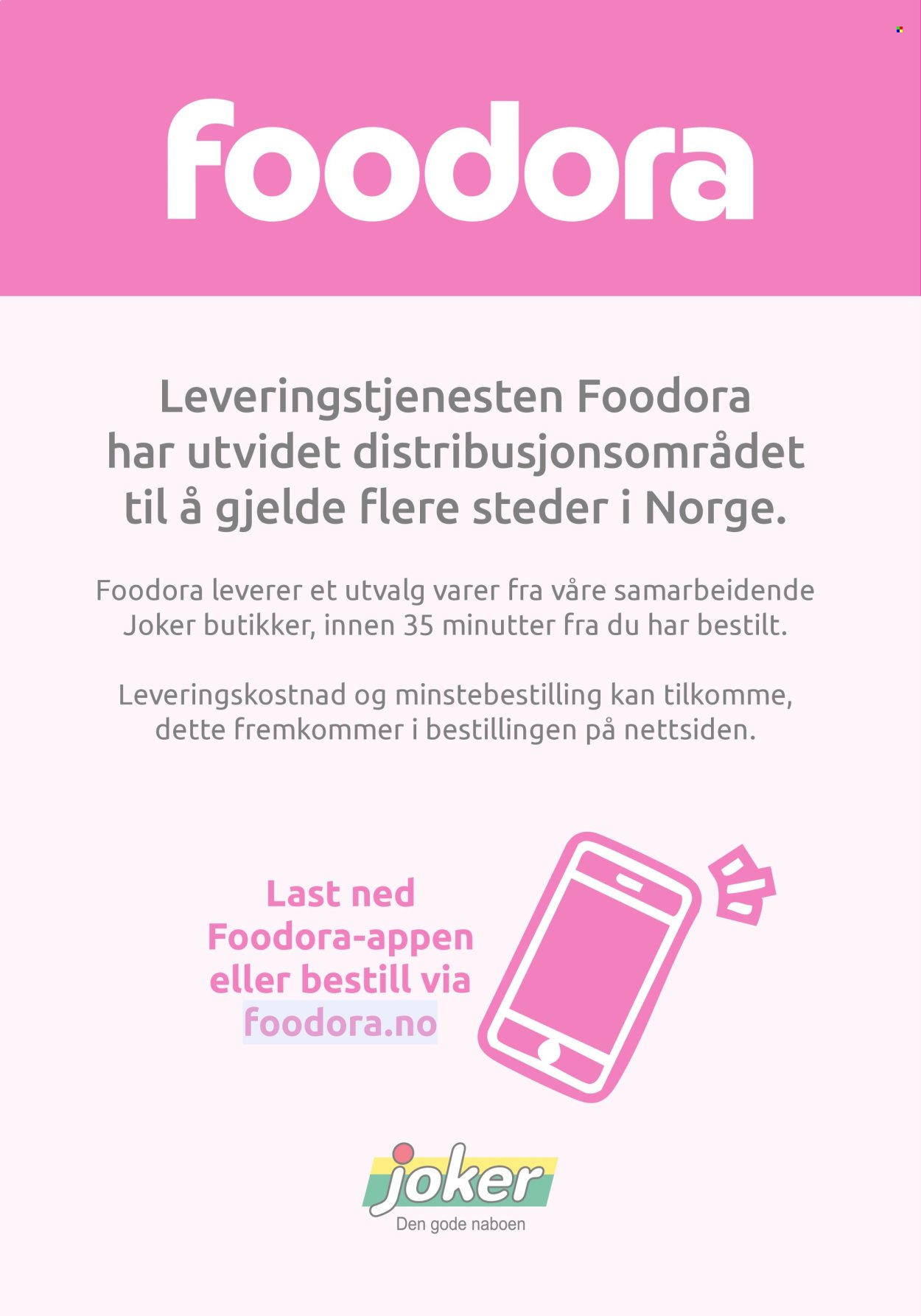 JOKER kundeavis - Fra søndag 26. juli 2026