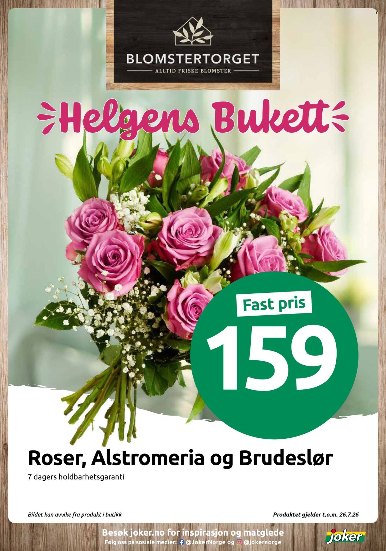 JOKER kundeavis - Fra søndag 26. juli 2026