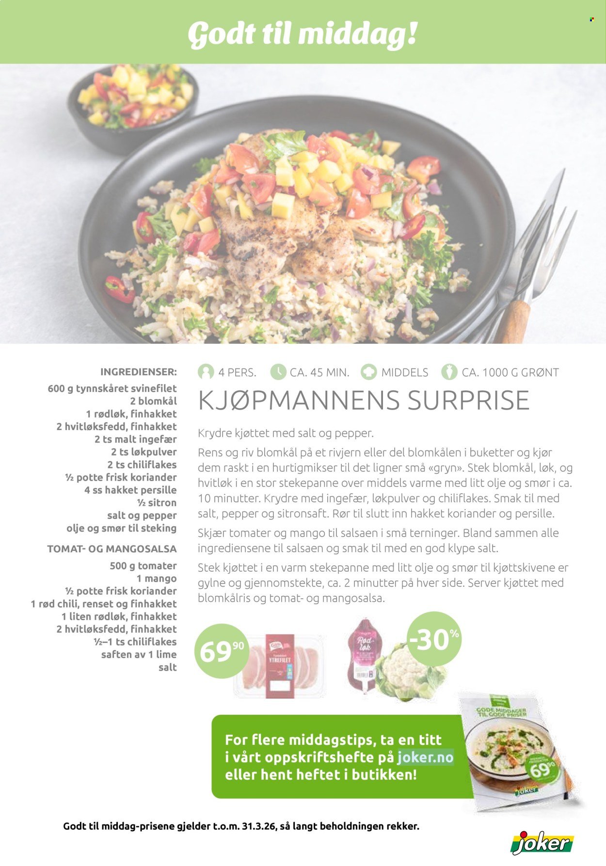 JOKER kundeavis - Fra søndag 15. mars 2026 (2026-03-15 - 2026-03-15)