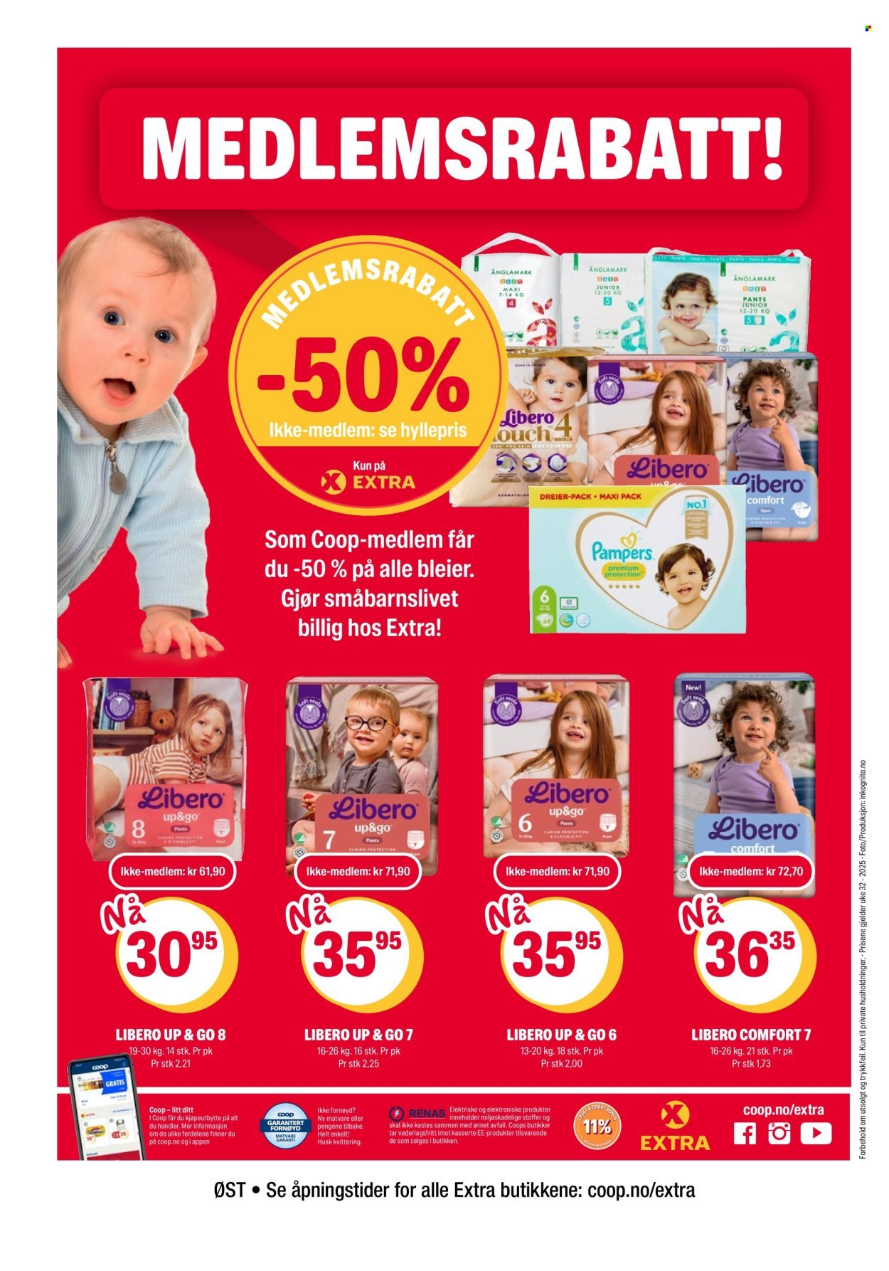 COOP EXTRA kundeavis - Uke 32 (2025-08-04 - 2025-08-10)