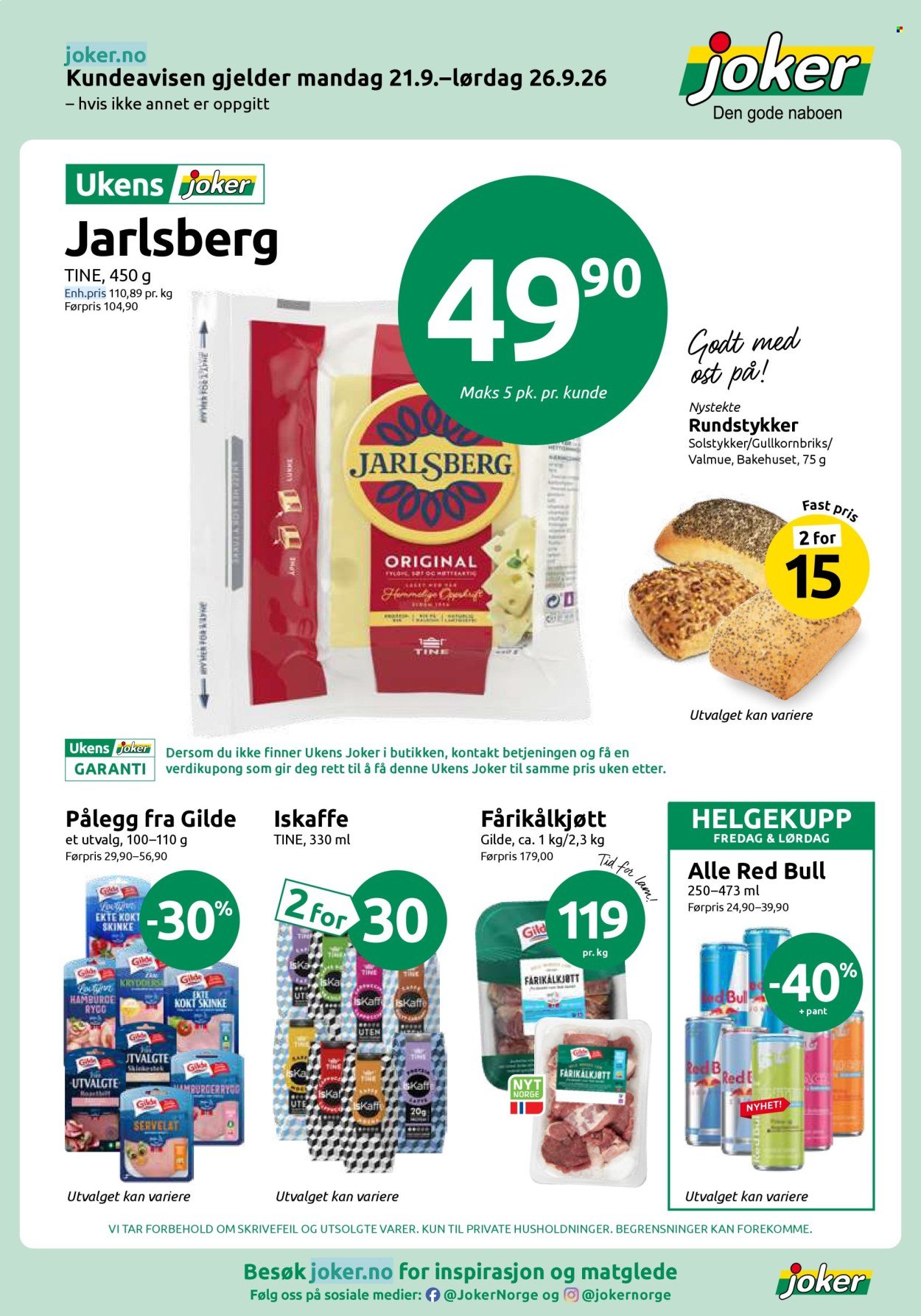 JOKER kundeavis - Fra mandag 21. september 2026