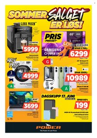 POWER kundeavis - Fra mandag 15. juni 2026