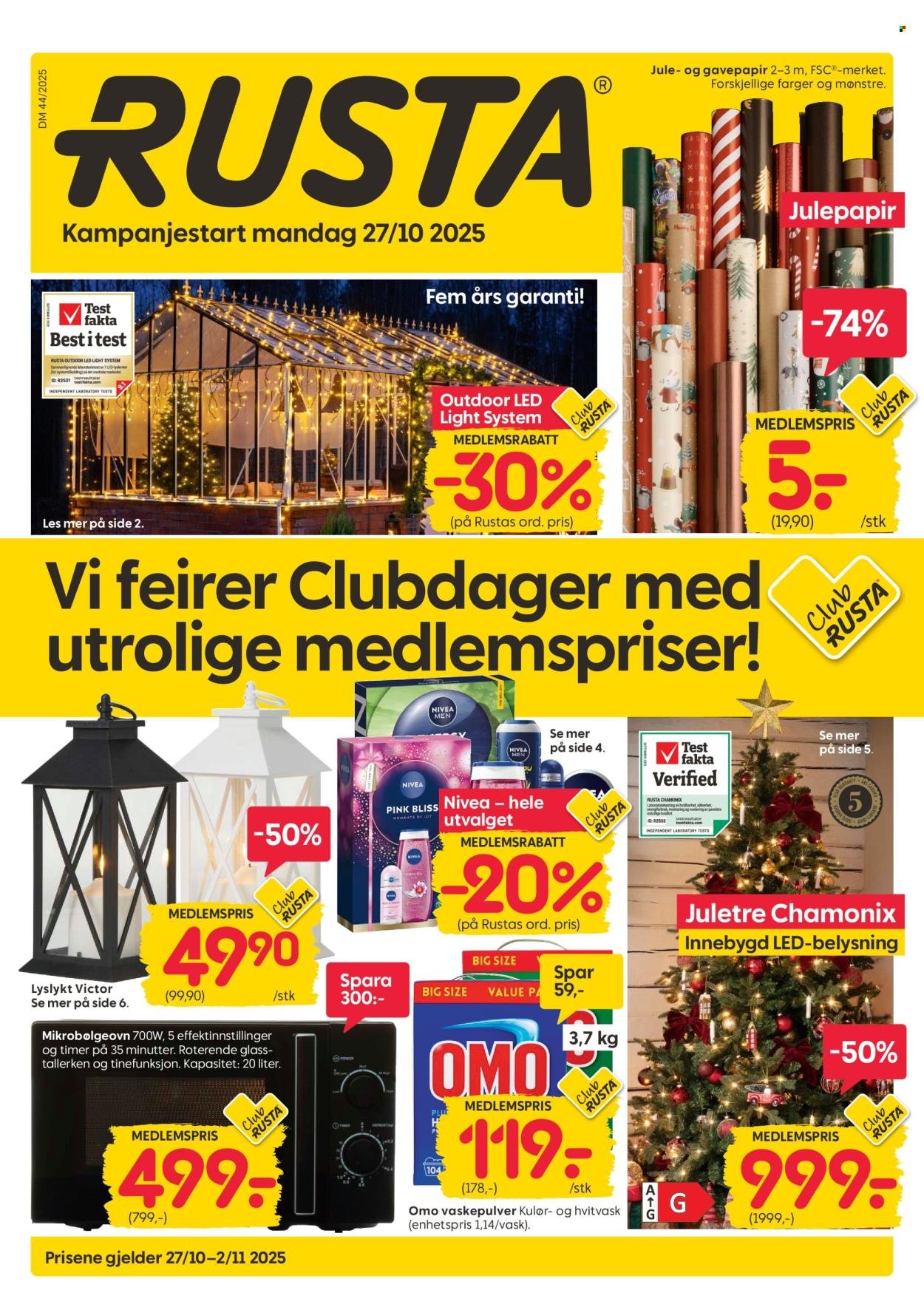 RUSTA kundeavis - Fra mandag 27. oktober 2025 (2025-10-27 - 2025-11-02)