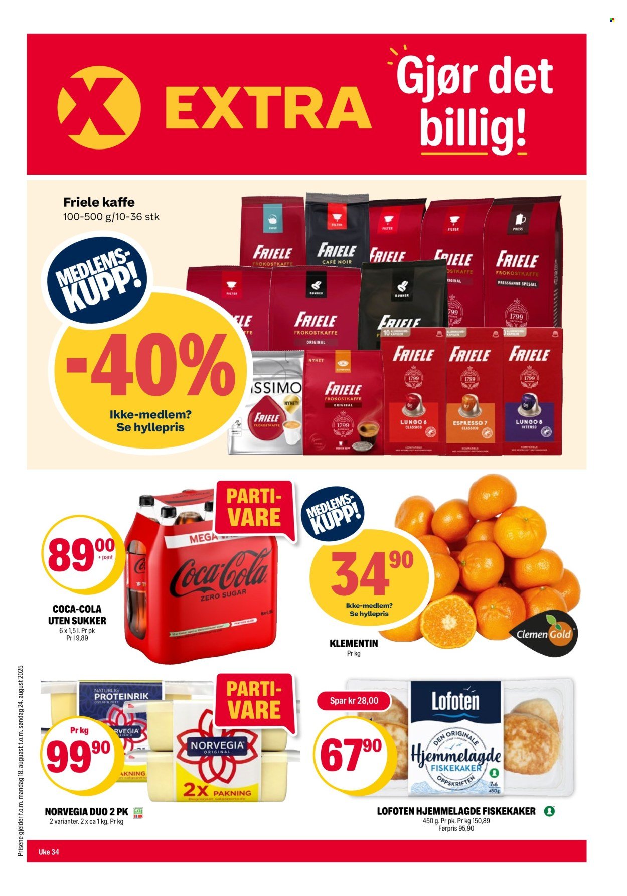 COOP EXTRA kundeavis - Uke 34 (2025-08-18 - 2025-08-24)