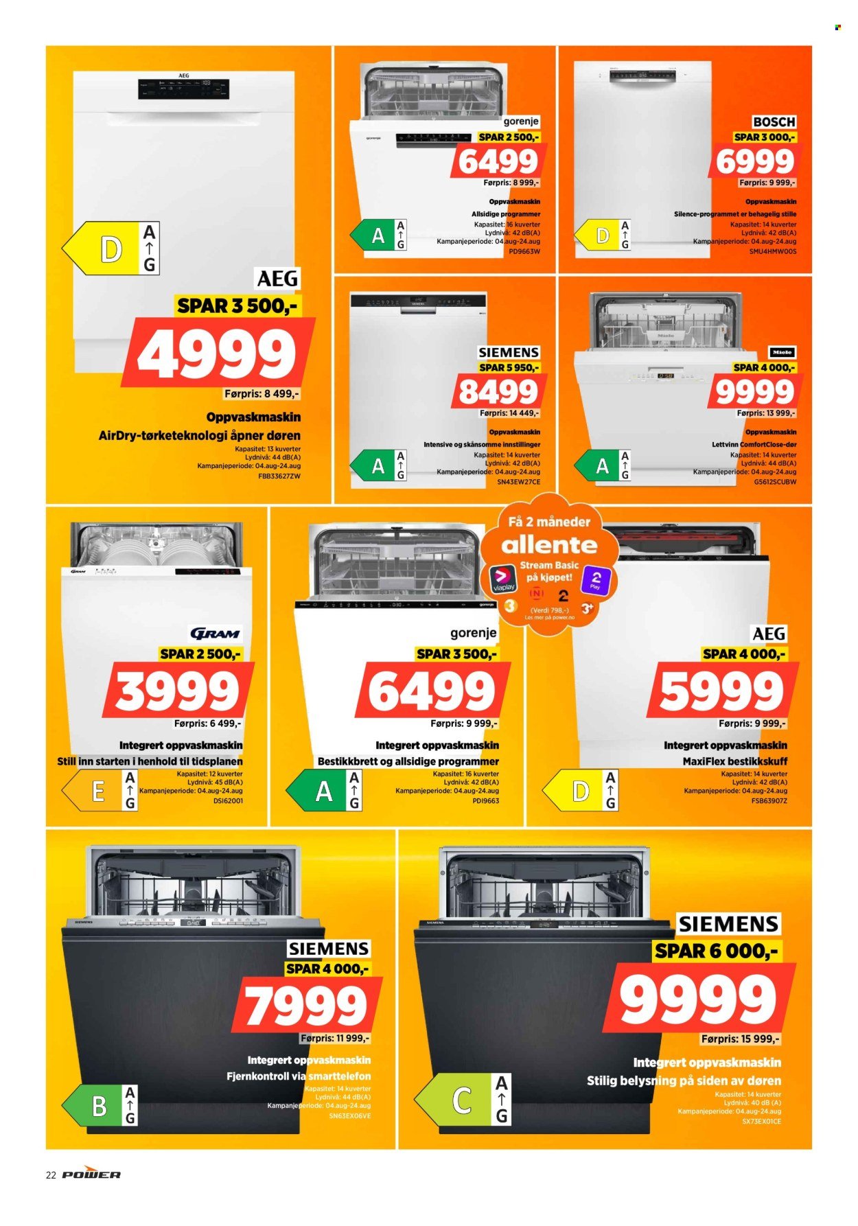 POWER kundeavis - Fra mandag 11. august 2025 (2025-08-11 - 2025-08-17)
