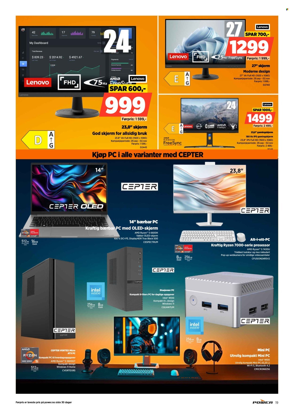 POWER kundeavis - Fra mandag 27. oktober 2025 (2025-10-27 - 2025-11-02)