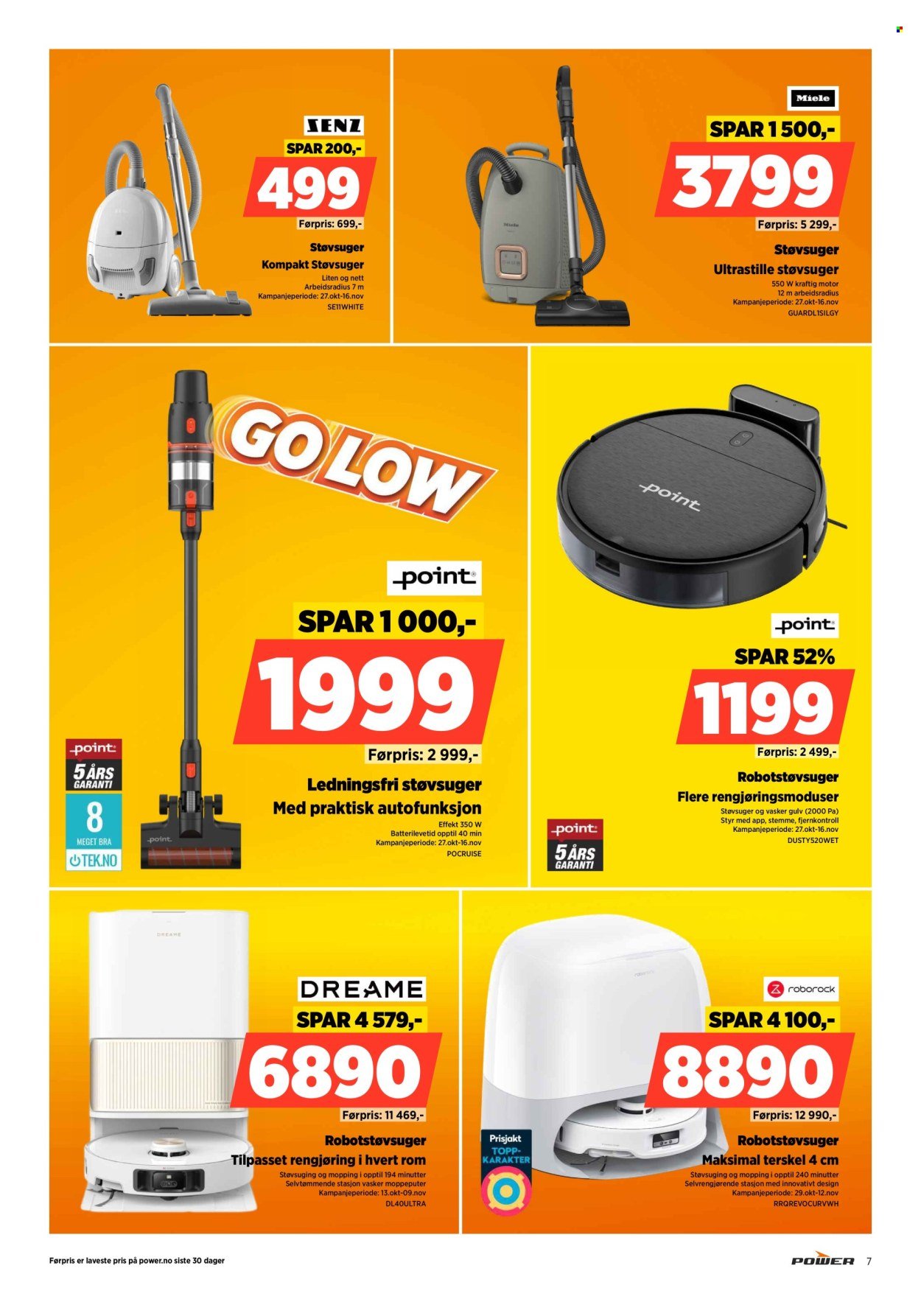 POWER kundeavis - Fra mandag 27. oktober 2025 (2025-10-27 - 2025-11-02)