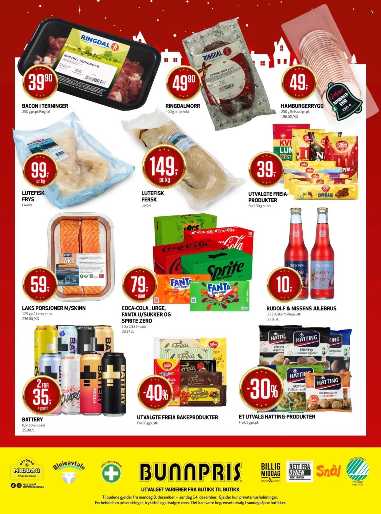 BUNNPRIS kundeavis - Uke 50 (2025-12-08 - 2025-12-14)