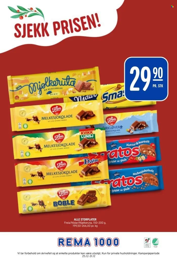 REMA 1000 kundeavis - Uke 52 + 53 (2025-12-25 - 2025-12-31)