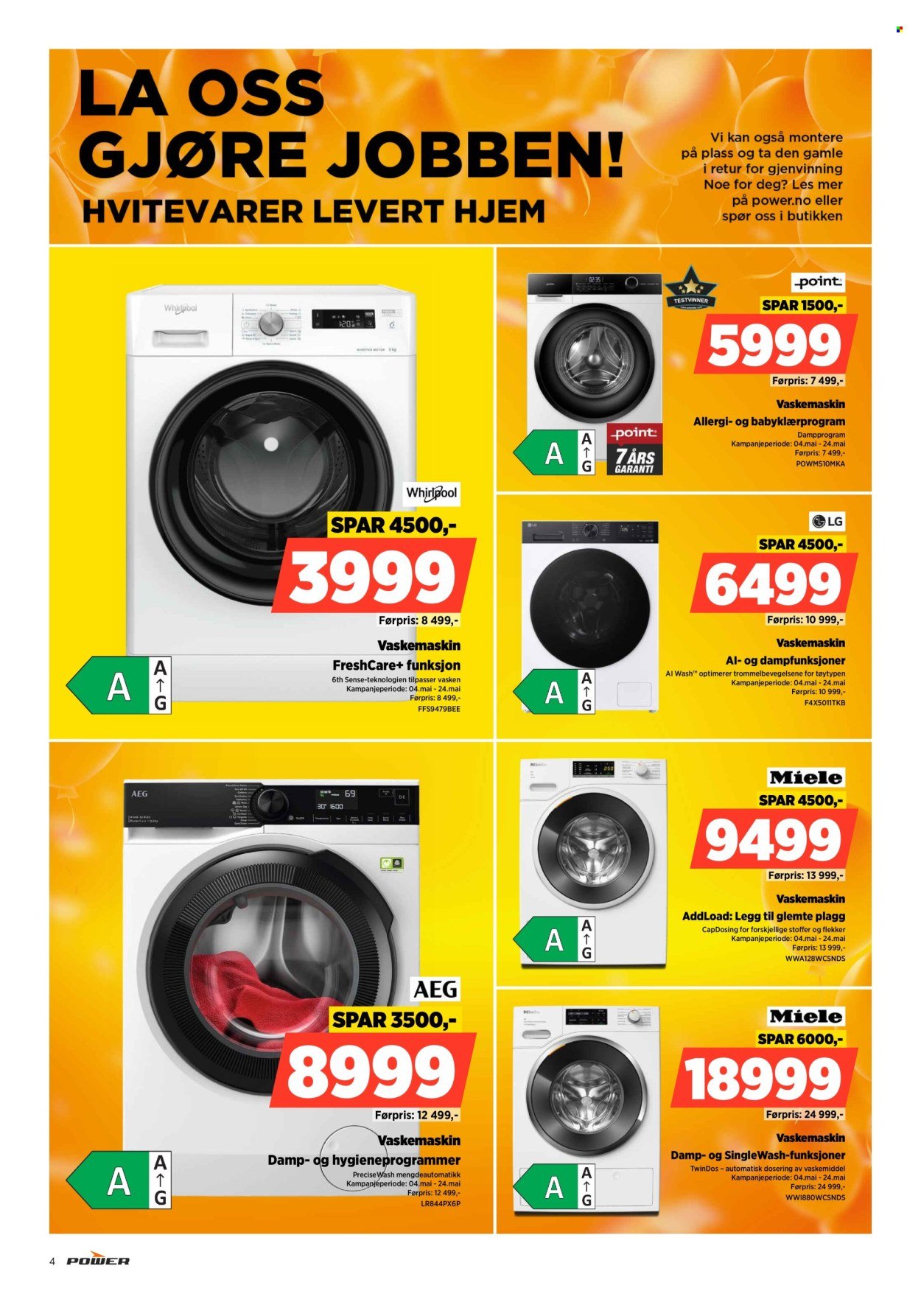 POWER kundeavis - Fra mandag 18. mai 2026 (2026-05-18 - 2026-05-24)