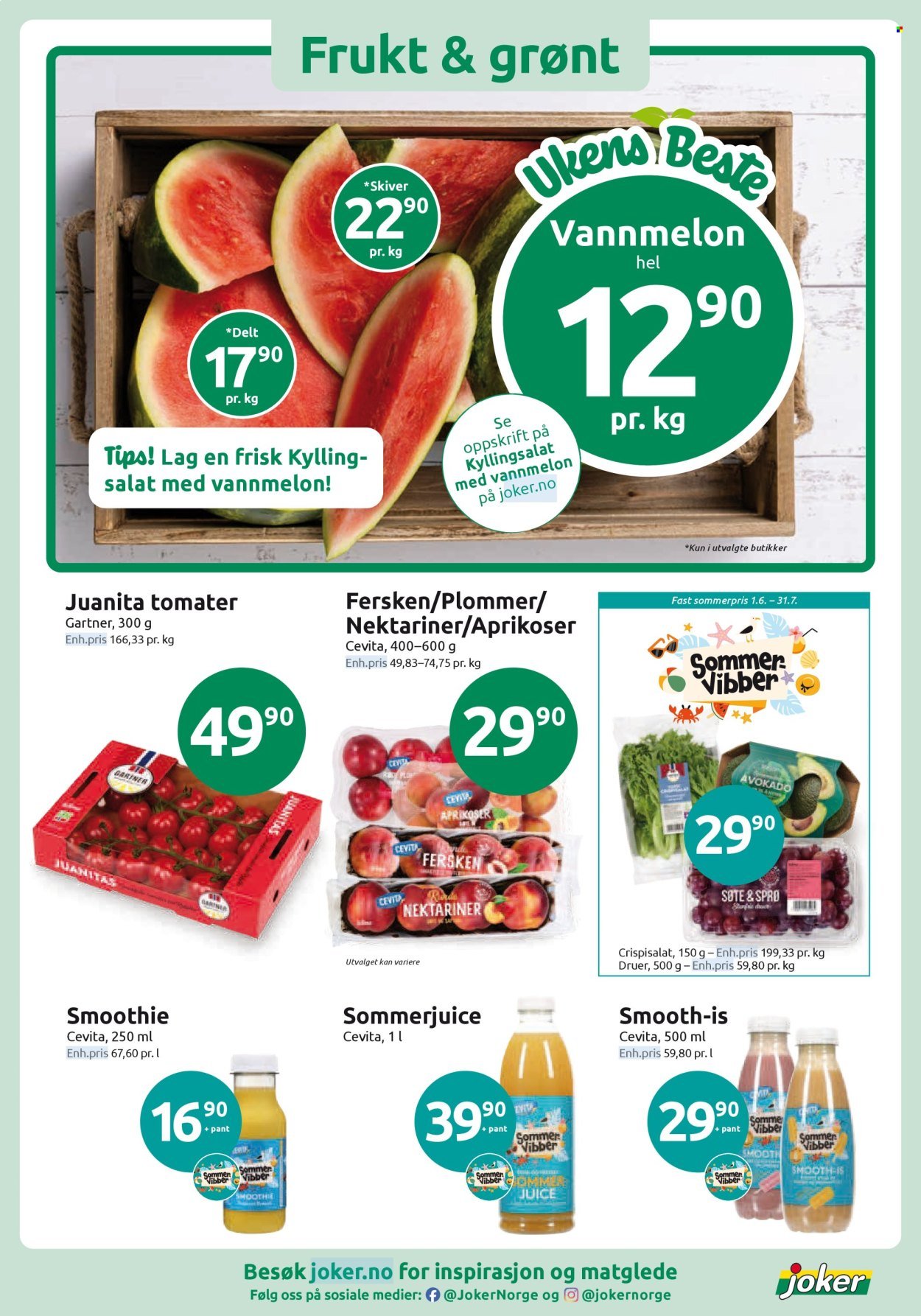 JOKER kundeavis - Fra søndag 12. juli 2026