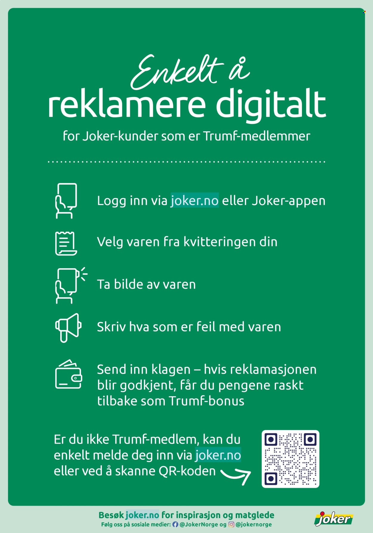 JOKER kundeavis - Fra søndag 12. juli 2026