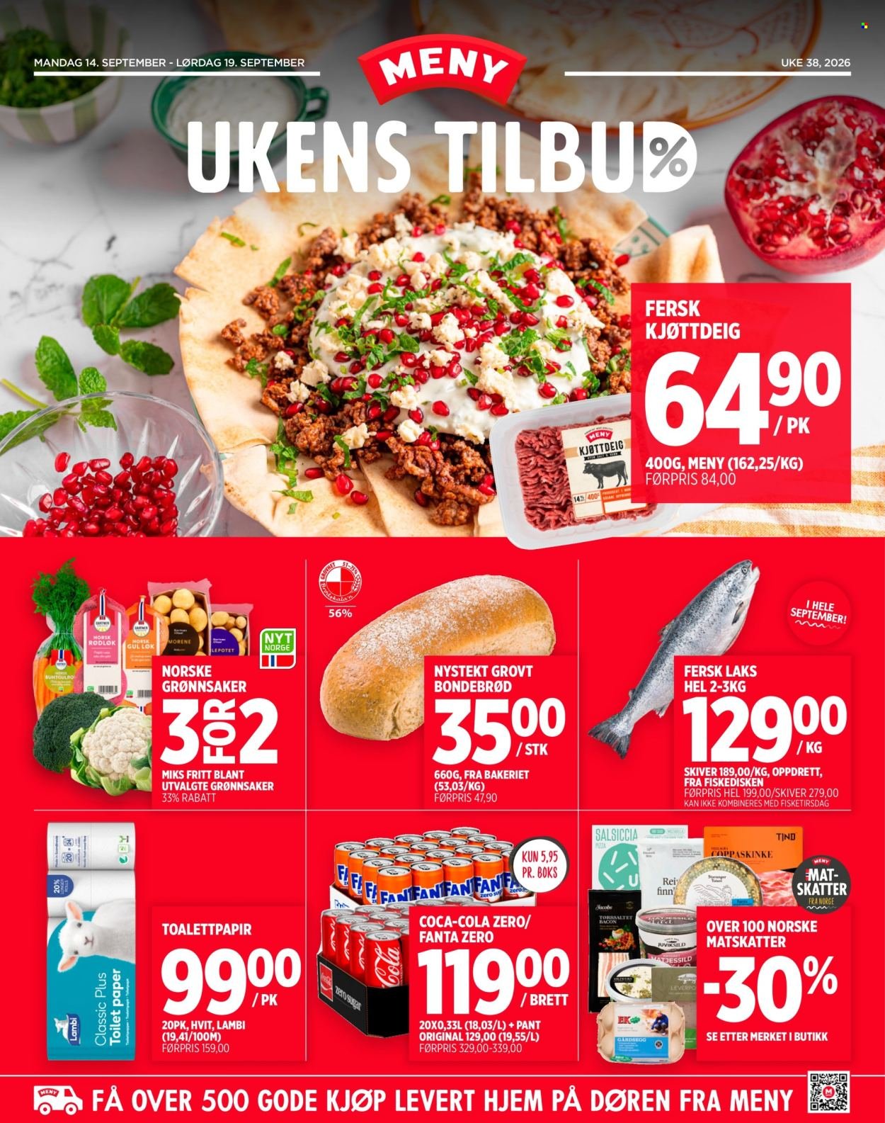 MENY kundeavis - Fra mandag 14. september 2026