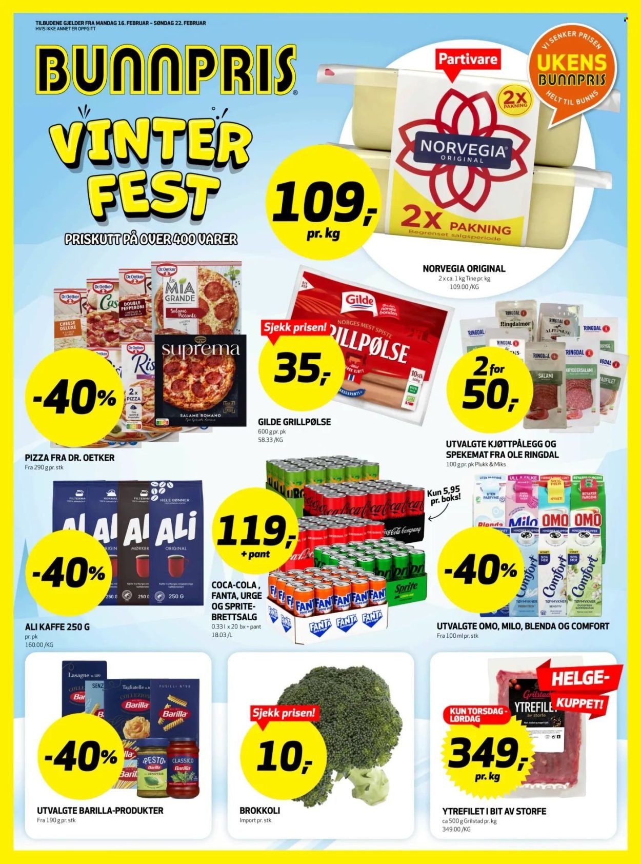 BUNNPRIS kundeavis - Uke 8 (2026-02-16 - 2026-02-22)