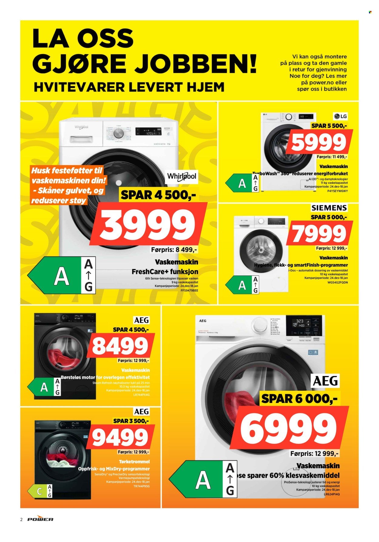 POWER kundeavis - Fra torsdag 1. januar 2026 (2026-01-01 - 2026-01-04)