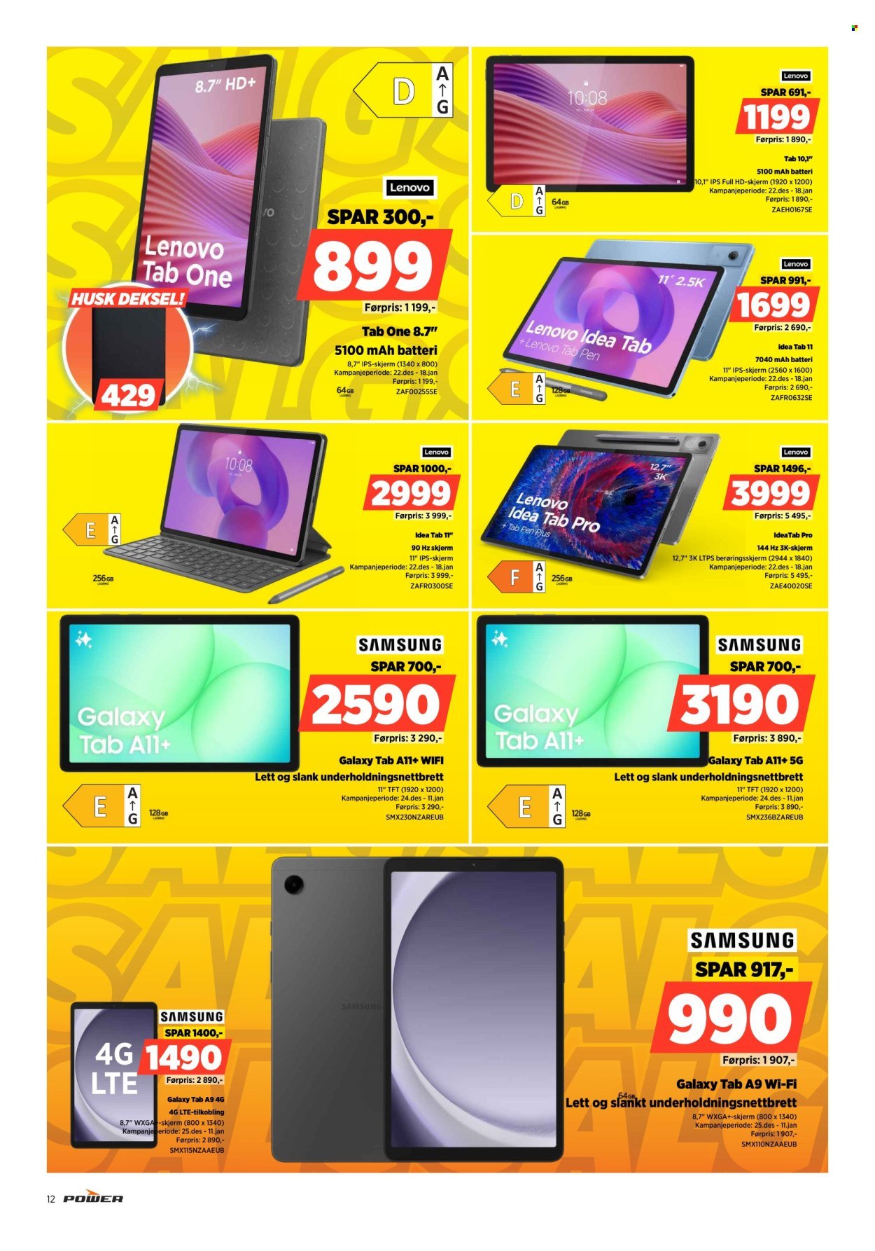 POWER kundeavis - Fra torsdag 1. januar 2026 (2026-01-01 - 2026-01-04)