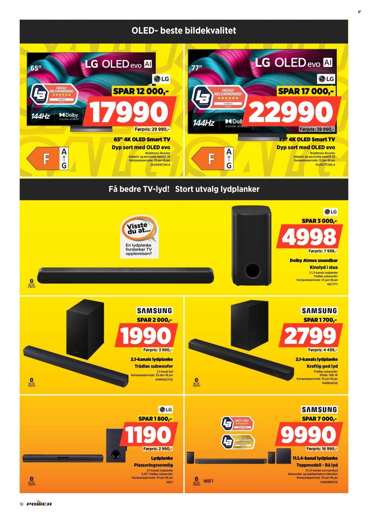 POWER kundeavis - Fra torsdag 1. januar 2026 (2026-01-01 - 2026-01-04)