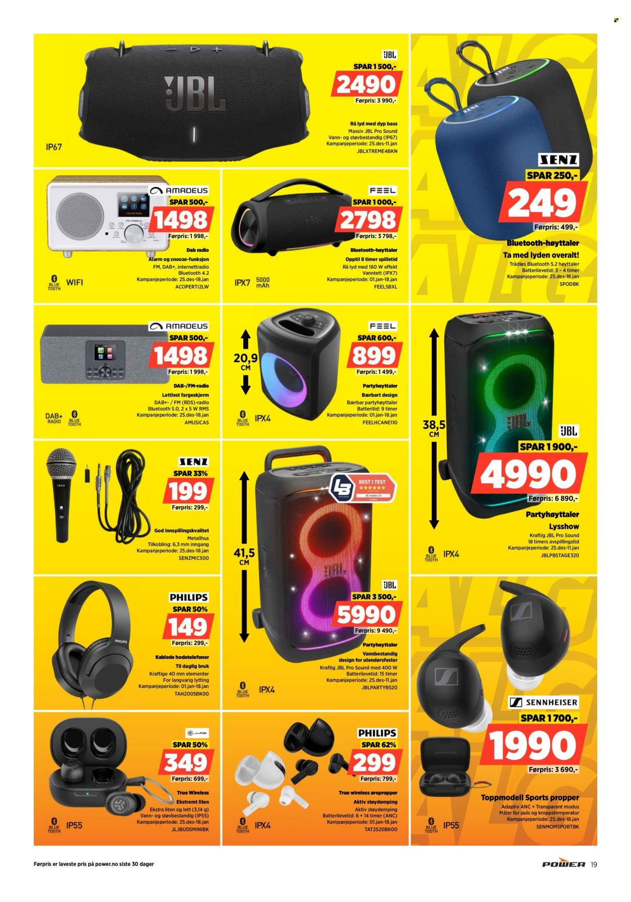 POWER kundeavis - Fra torsdag 1. januar 2026 (2026-01-01 - 2026-01-04)
