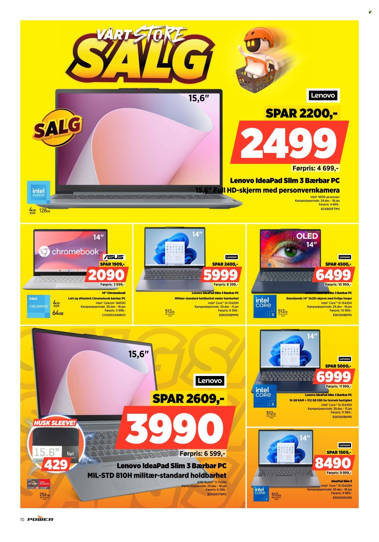POWER kundeavis - Fra torsdag 1. januar 2026 (2026-01-01 - 2026-01-04)