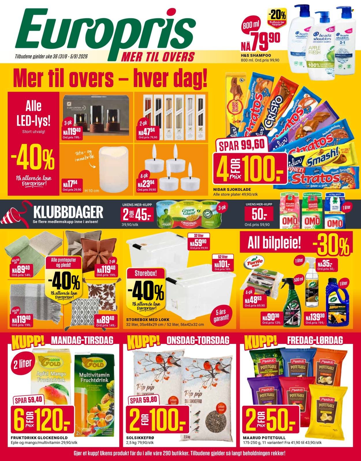 EUROPRIS kundeavis - Fra mandag 31. august 2026