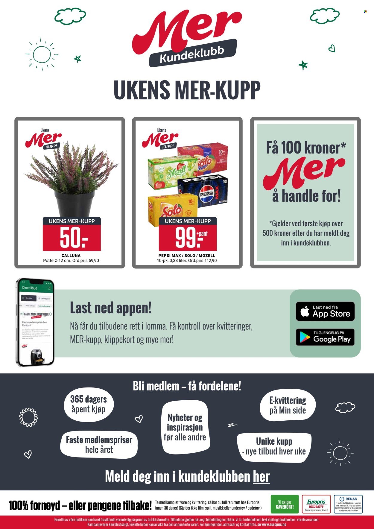EUROPRIS kundeavis - Fra mandag 31. august 2026