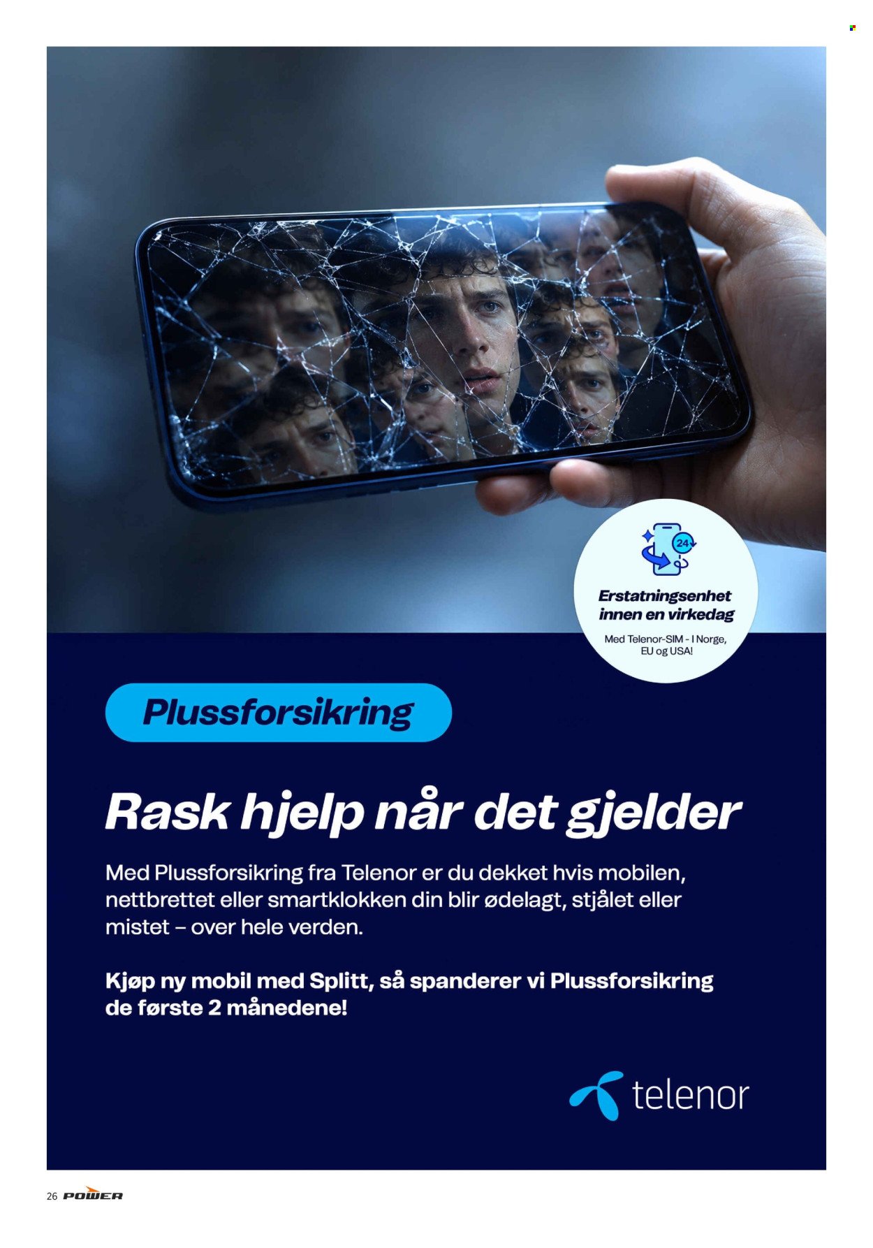 POWER kundeavis - Fra mandag 7. september 2026
