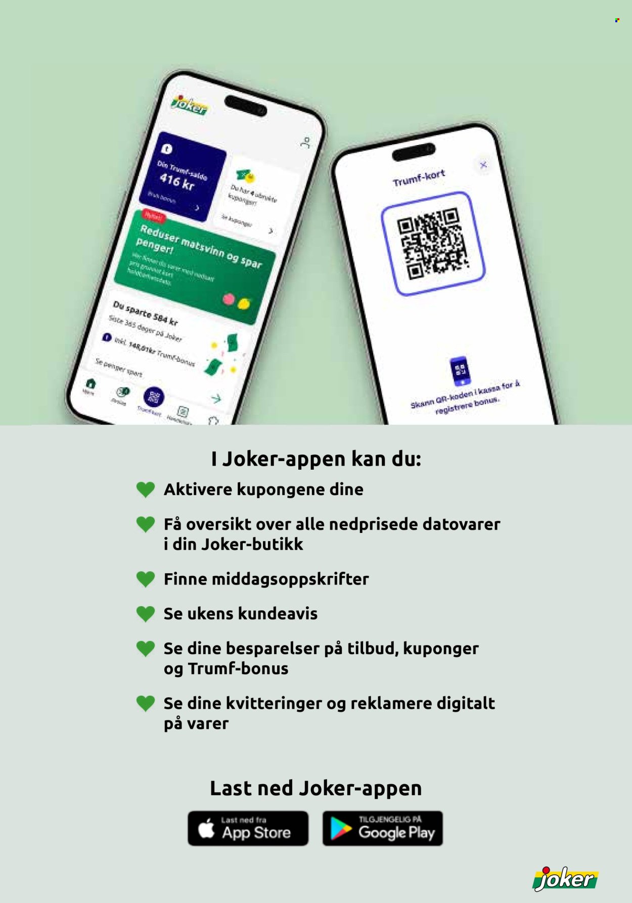 JOKER kundeavis - Fra tirsdag 22. juli 2025 (2025-07-22 - 2025-07-26)
