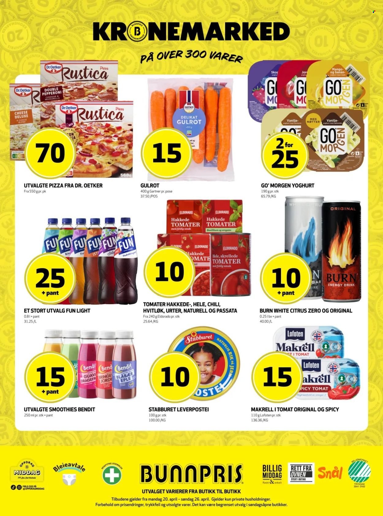 BUNNPRIS kundeavis - Uke 17 (2026-04-20 - 2026-04-26)