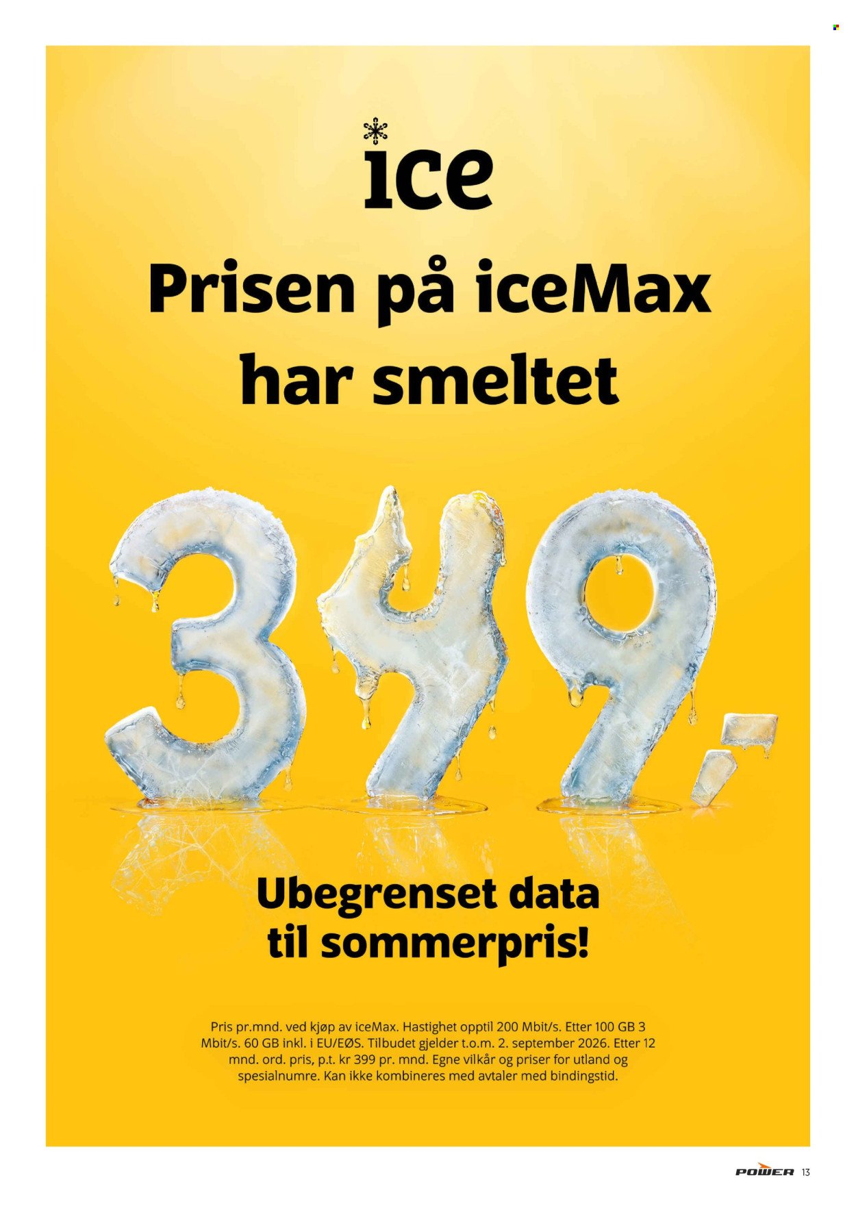 POWER kundeavis - Fra mandag 20. juli 2026