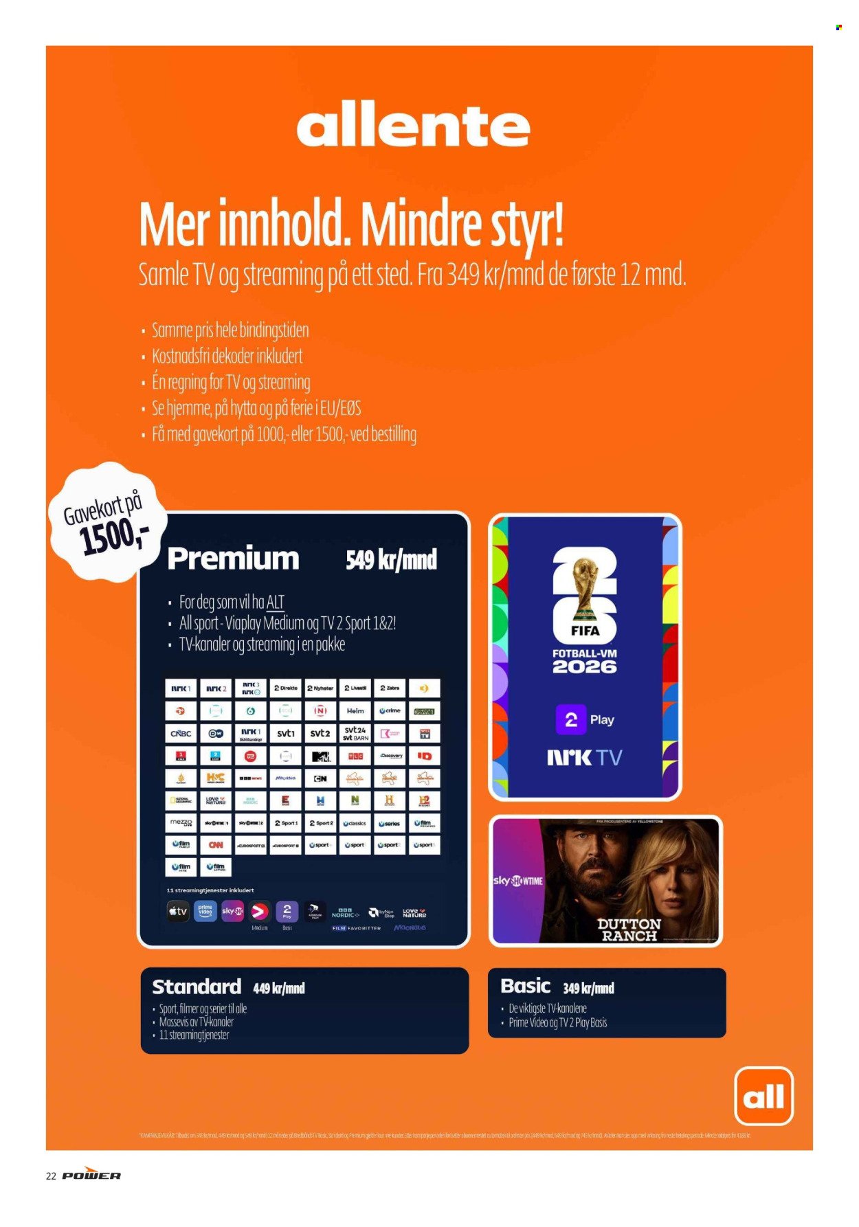 POWER kundeavis - Fra mandag 20. juli 2026