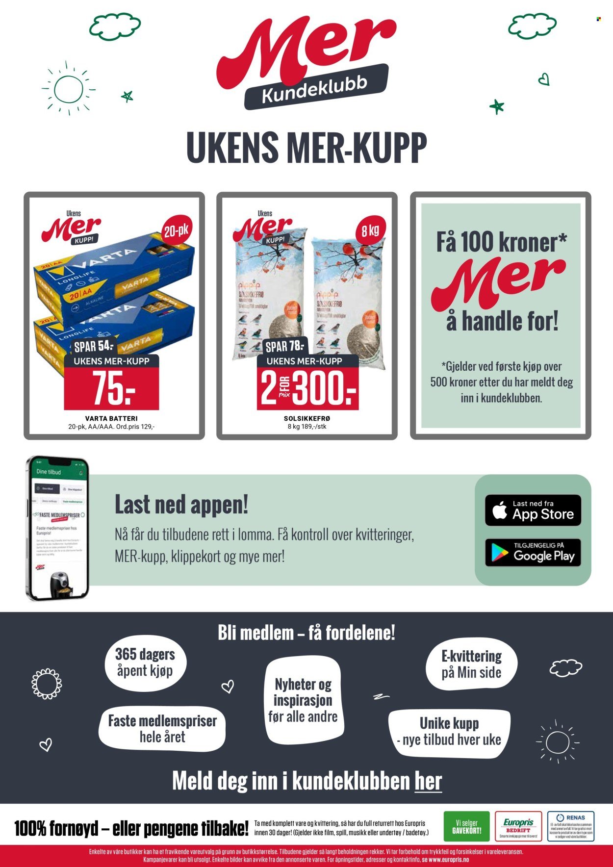 EUROPRIS kundeavis - Fra mandag 21. september 2026
