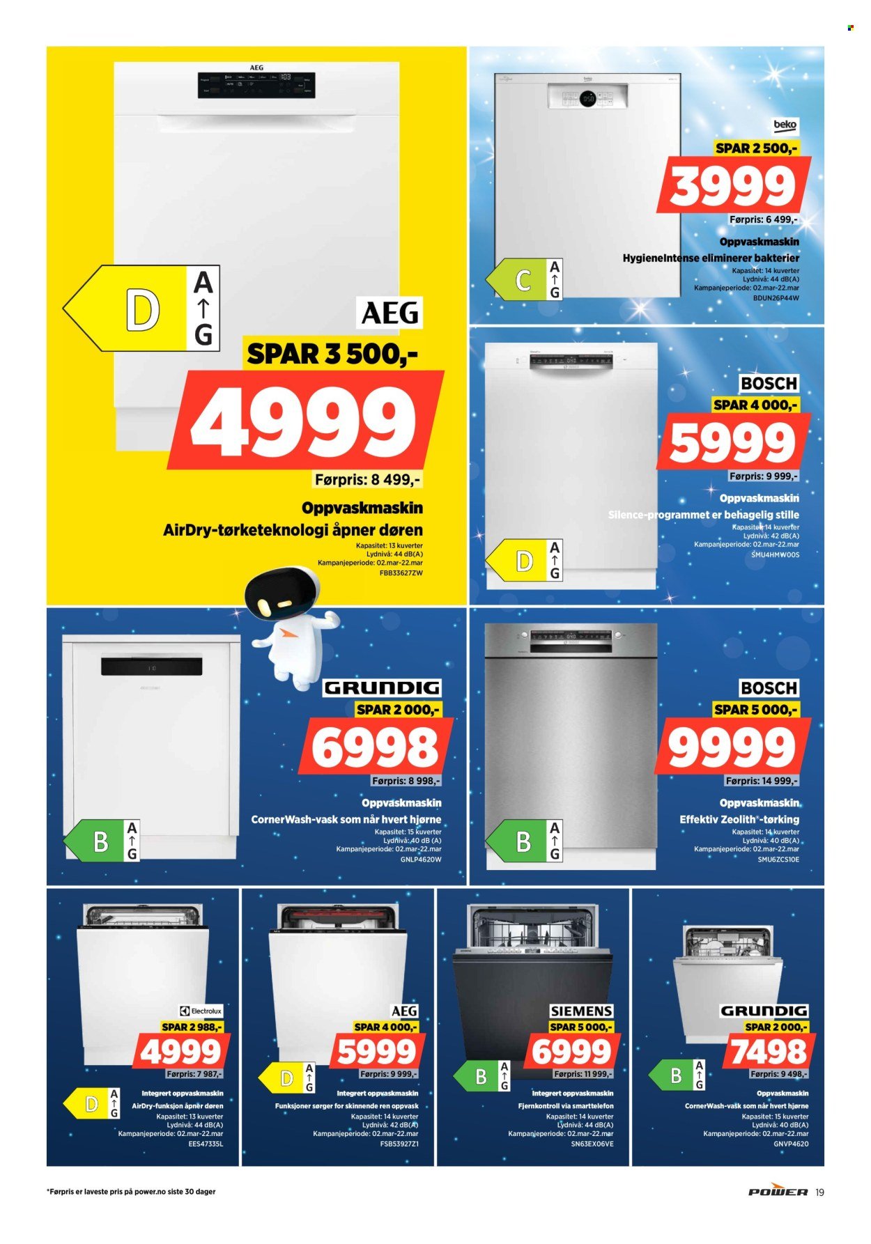POWER kundeavis - Fra mandag 16. mars 2026 (2026-03-16 - 2026-03-22)