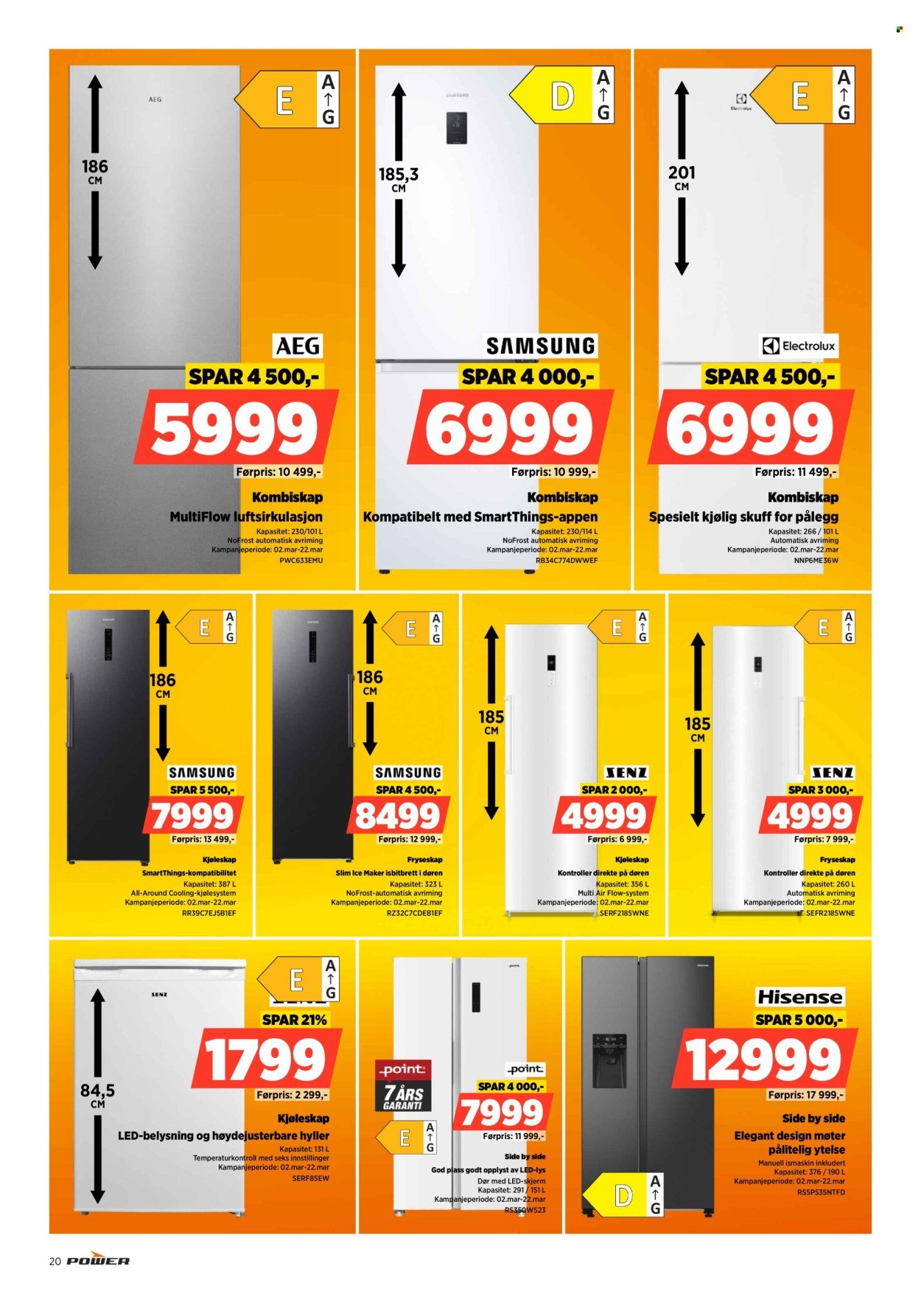 POWER kundeavis - Fra mandag 16. mars 2026 (2026-03-16 - 2026-03-22)