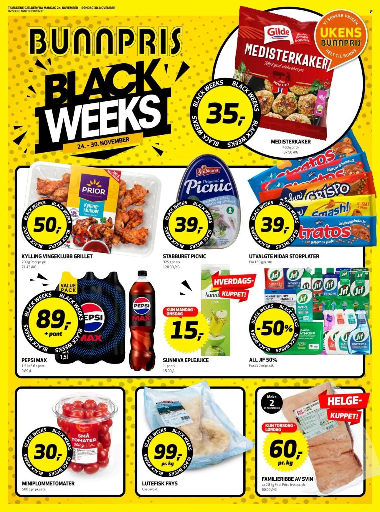 BUNNPRIS kundeavis - Uke 48 (2025-11-24 - 2025-11-30)