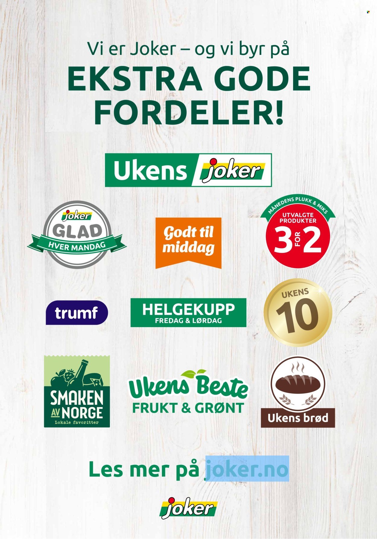 JOKER kundeavis - Fra søndag 13. september 2026