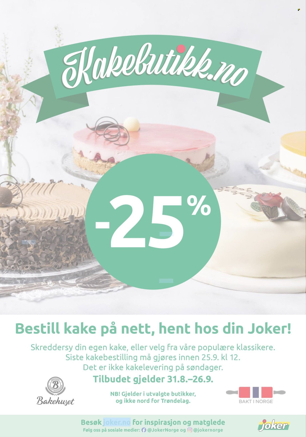 JOKER kundeavis - Fra søndag 13. september 2026