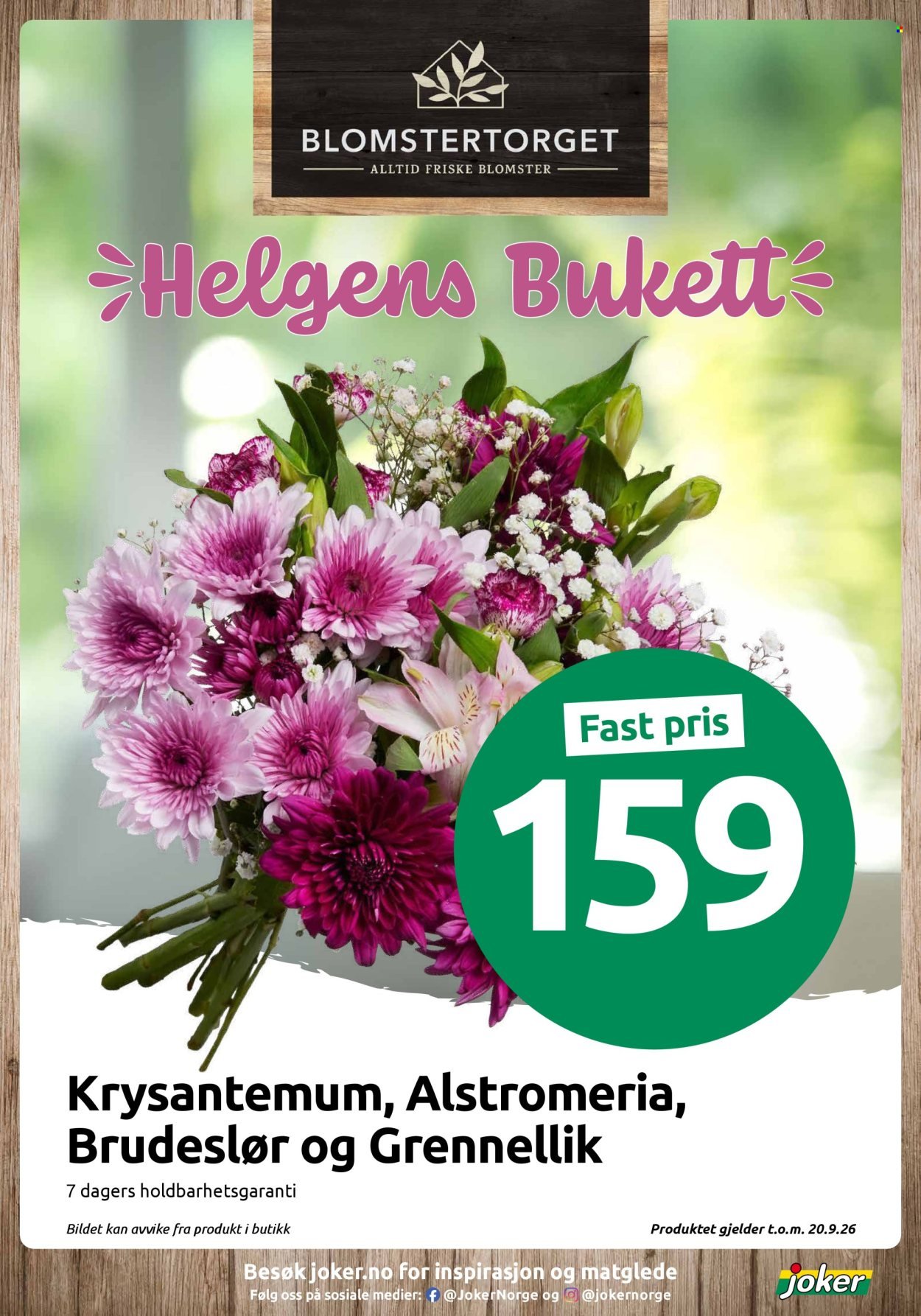 JOKER kundeavis - Fra søndag 13. september 2026